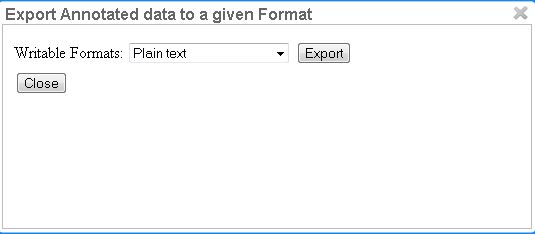 annotation export