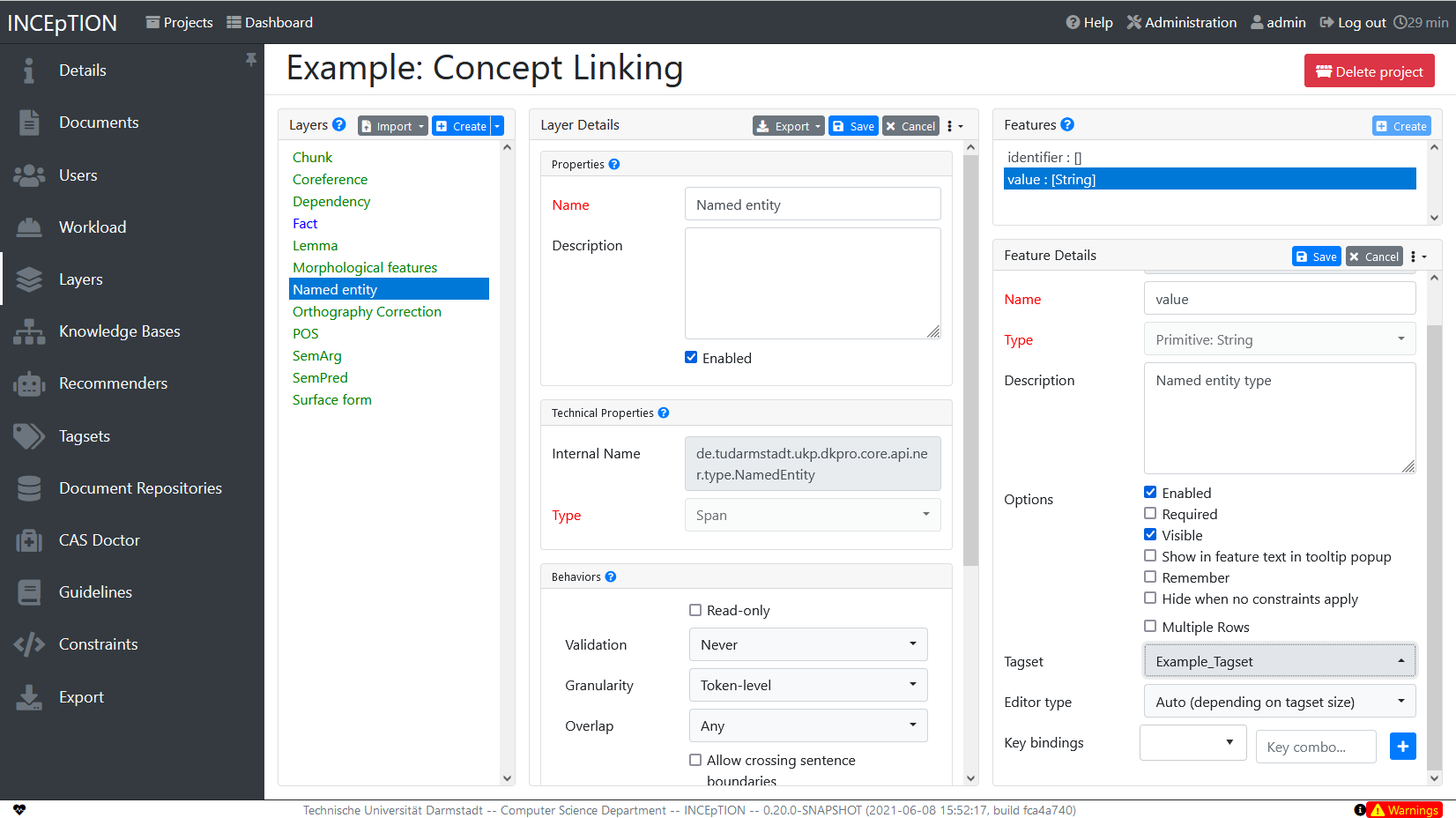 getting started tagset link